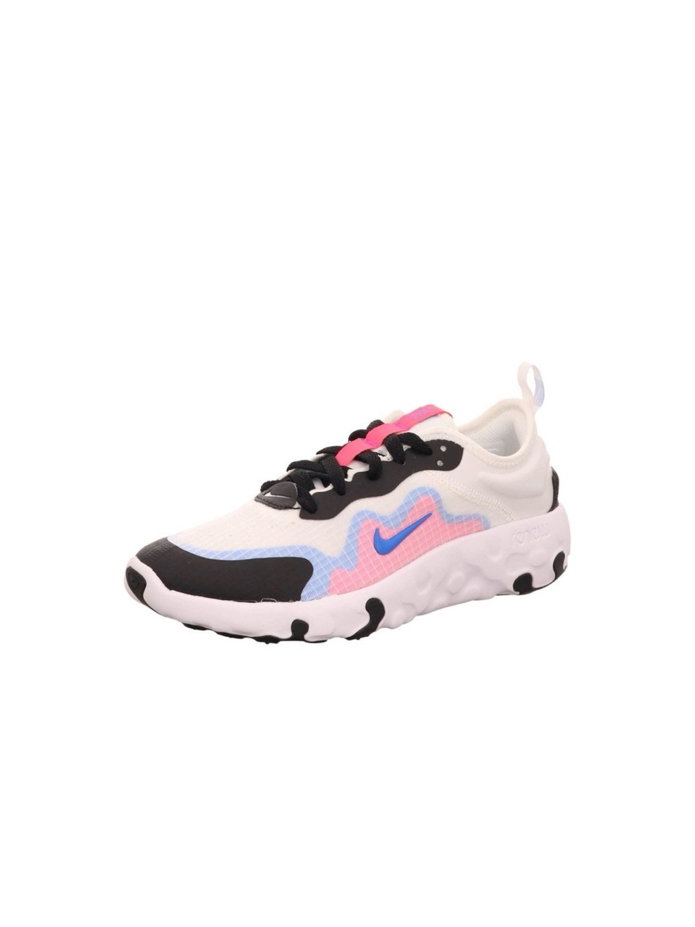 Nike Renews Youth 6.5 White Pink & Blue Athletic Sneakers